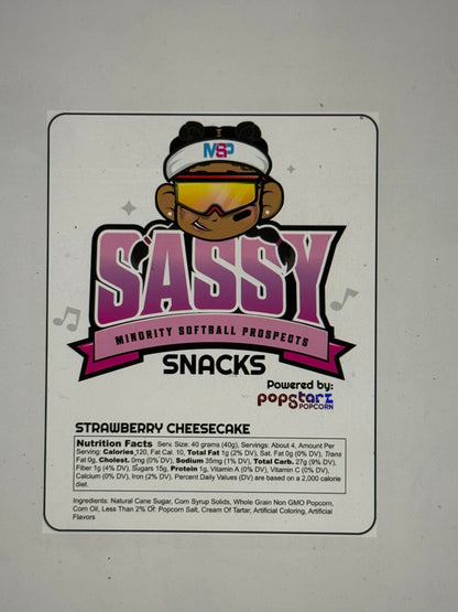 Sassy Snacks - Strawberry Cheesecake - For Limited Time!