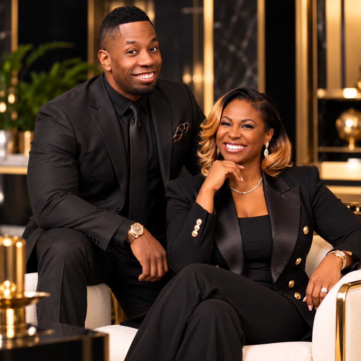 Derrick and Tavia Jackson, husband-and-wife founders of Popstarz Popcorn