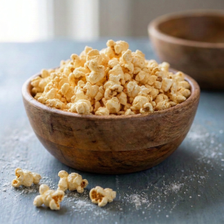 Bowl of Popstarz Popcorn Salt & Vinegar gourmet popcorn